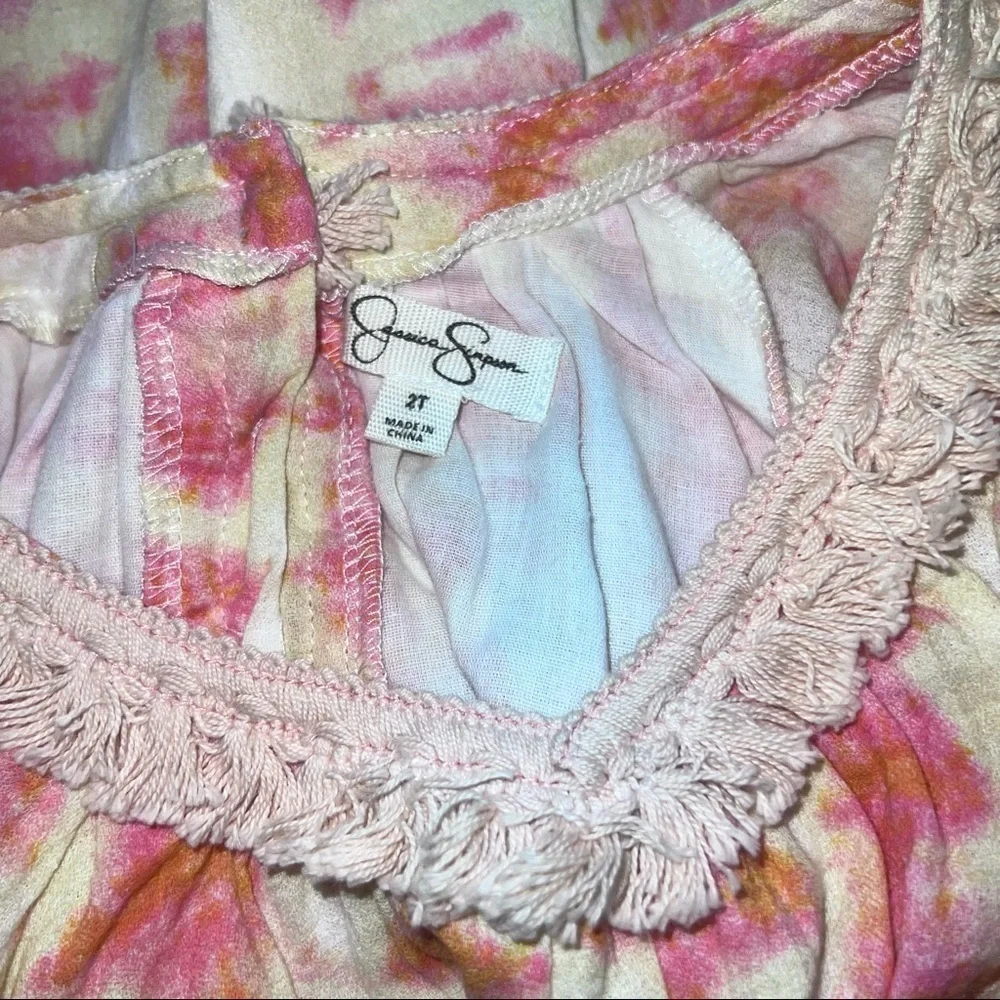 Jessica Simpson Tie Dye Shortsleeved Dress Size 3T
